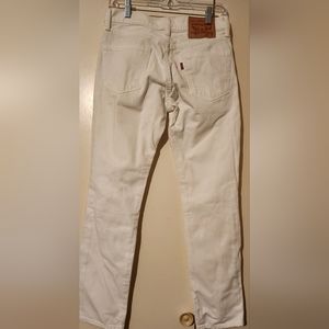 Levi's white jeans